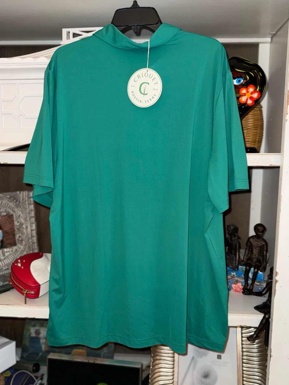 Criquet mens green XXL polo nwt - Picture 6 of 7
